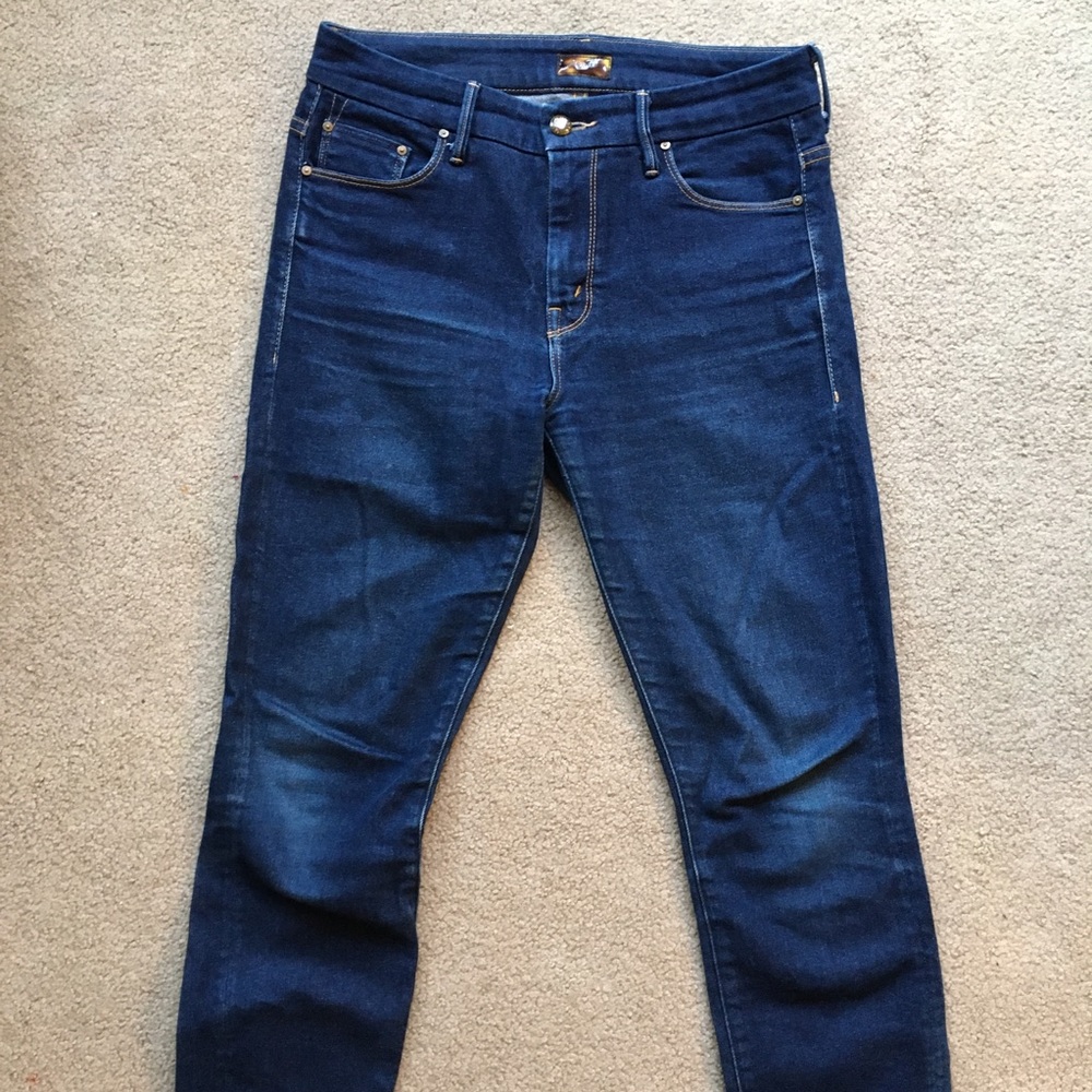 MOTHER high waisted looker crop